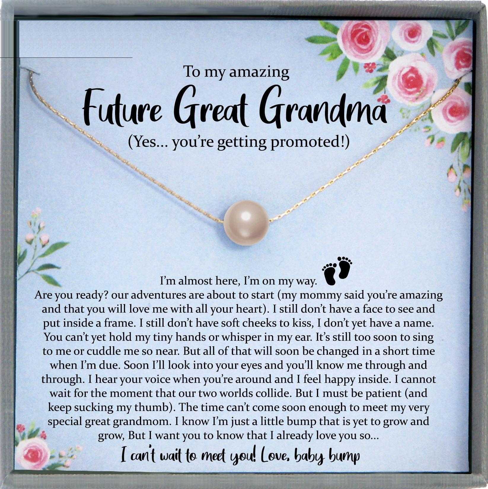 Great Grandma Gift for Great Grandma to be Pregnancy Reveal Gift for Great Grandmother, New Great Grandma gifts