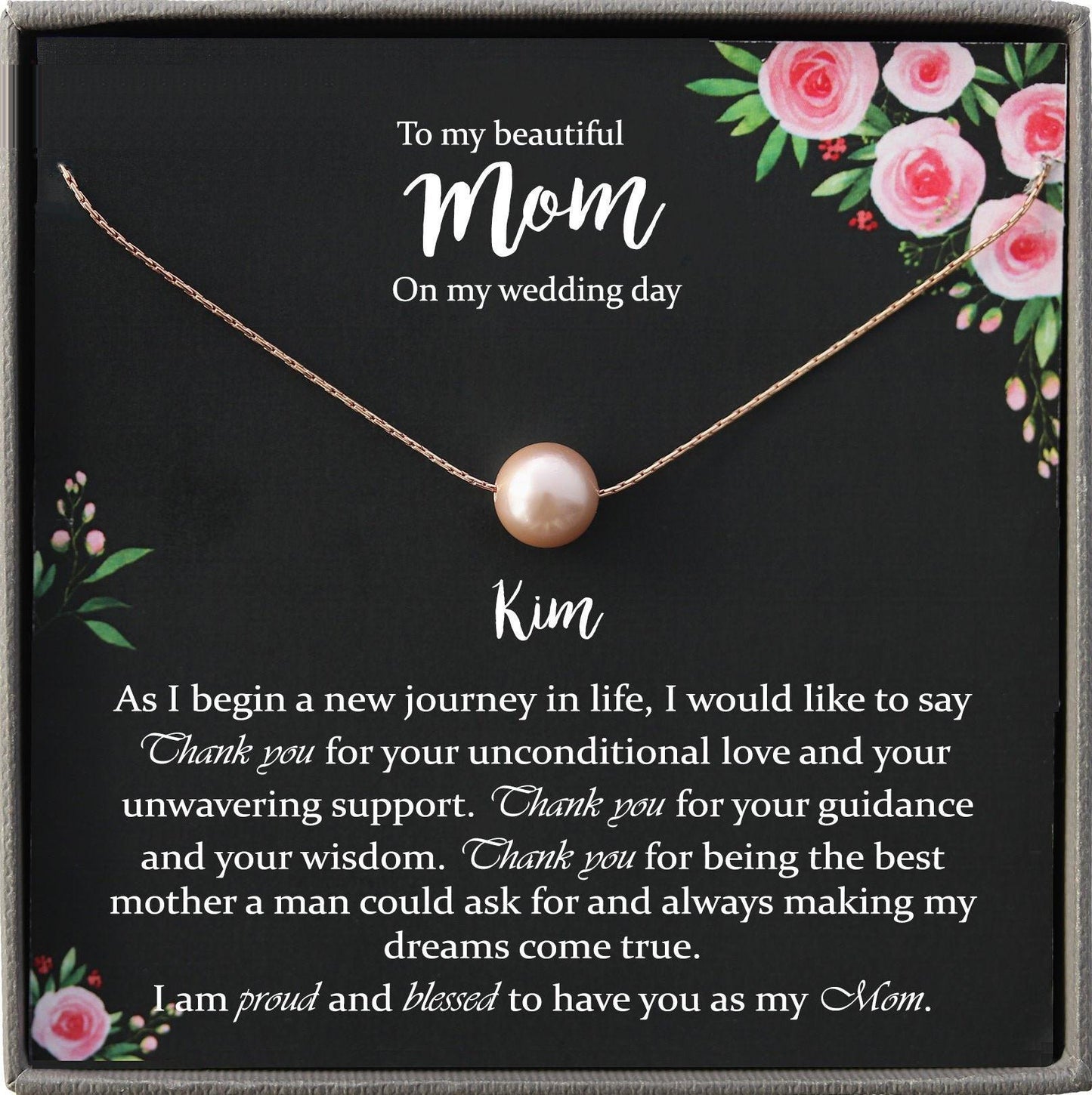 Mother of the Groom Gift from Son to Mom Gift Wedding Gift for Mom, Gift from Groom to Mother, Mom Wedding Gift from Groom to mom