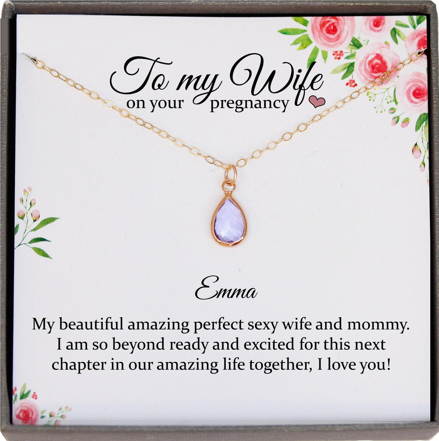 Wife Pregnancy Gift  for Wife Baby Shower Gift for Mom to be Gift for Expecting Mom Gift Pregnant Wife Gift from Husband