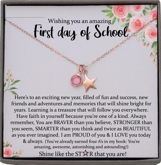 First Day of School Gift, Back to School Gift, 1st day of School Present Freshman College Gift, High School, Kindergarten, Middle, Preschool