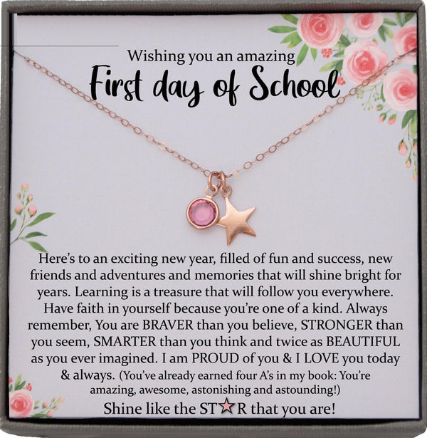 First Day of School Gift, Back to School Gift, 1st day of School Present Freshman College Gift, High School, Kindergarten, Middle, Preschool