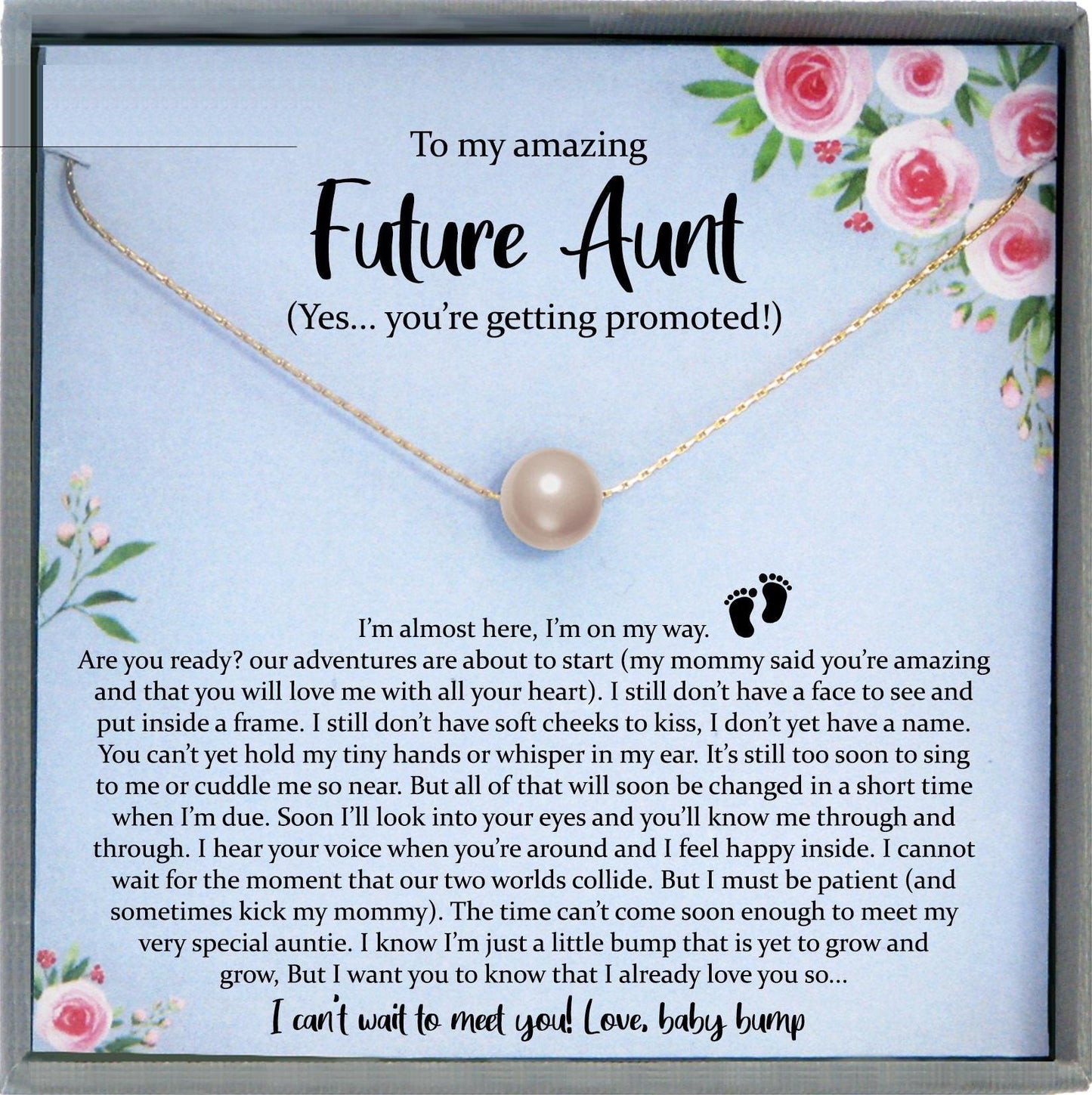 New Aunt Gift for New Auntie Gift For Soon to be Aunt Reveal to Aunt to be Gift Aunt announcement Promoted to Aunt Gift