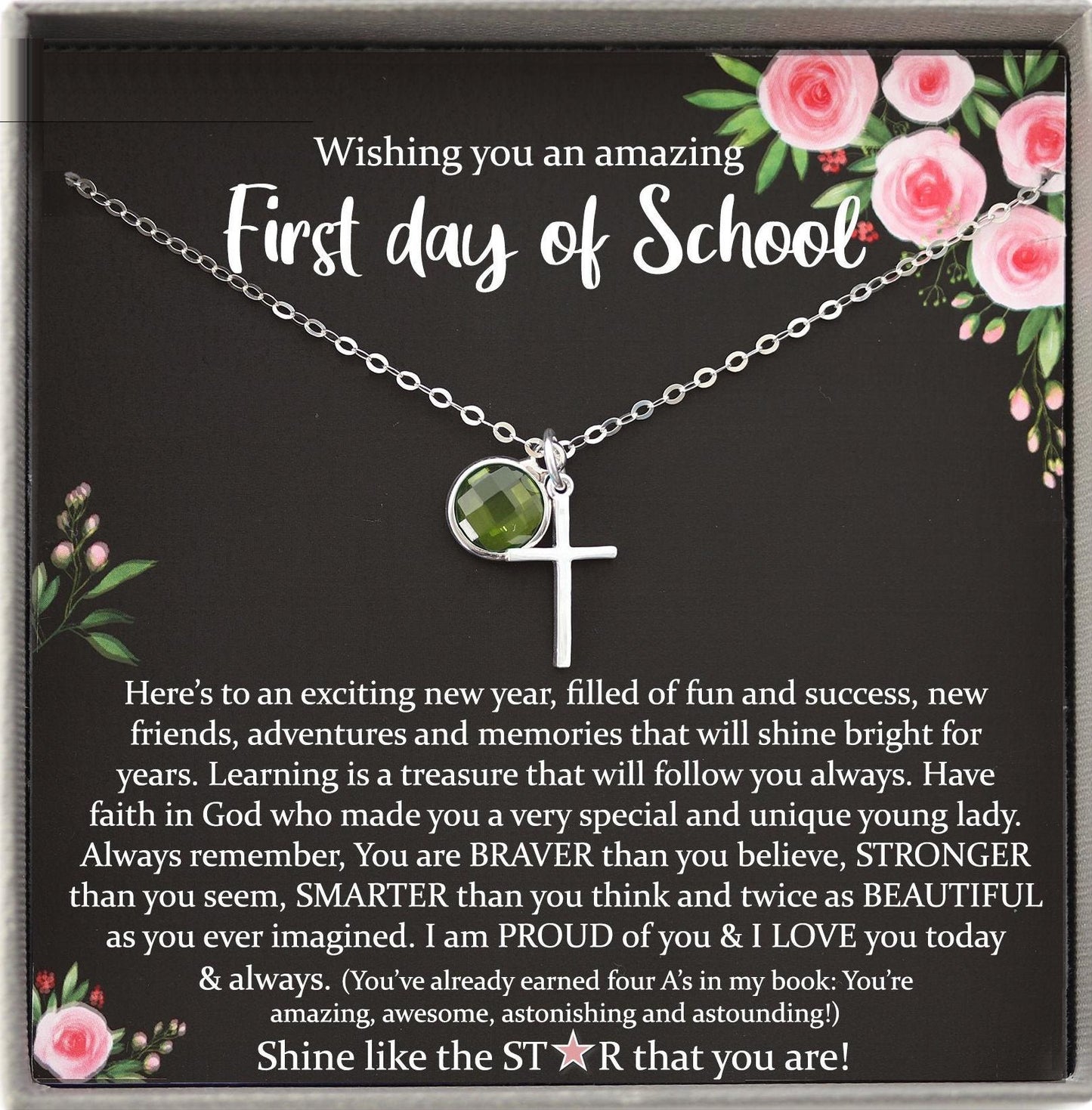 First Day of School Gift, Back to School Gift, 1st day of School Present Freshman College Gift, High School, Kindergarten, Middle, Preschool