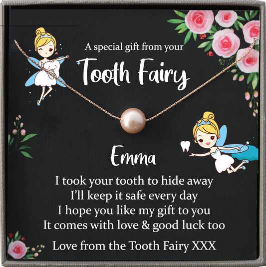 Tooth Fairy Gift from Tooth Fairy Letter Personalized Tooth Fairy Present for Girl Lost Tooth Gift to put under the pillow
