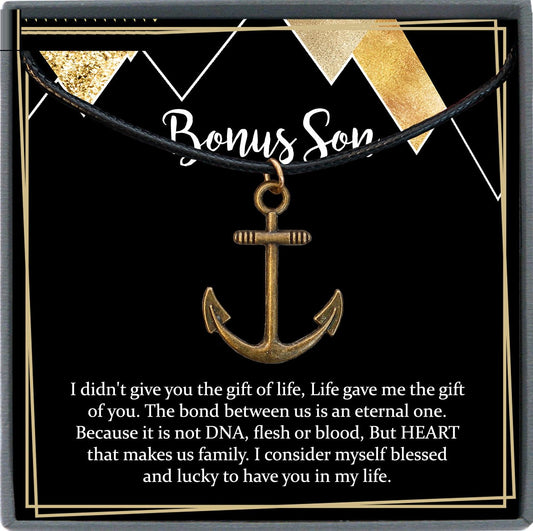Bonus Son Gift, Birthday Gift For Bonus Son, Stepson Christmas Gift, Graduation Gifts, Bonus Son Card, Stepchild Gifts, Stepkid Gift