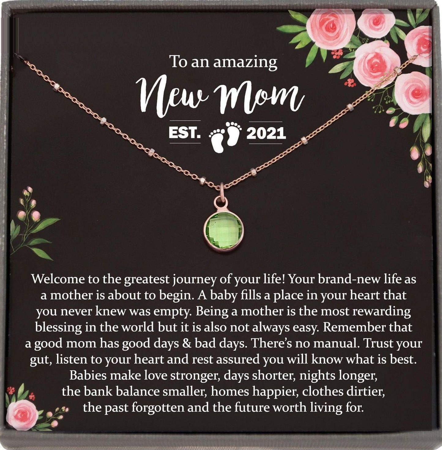First Time Mom Gift, New Mom Gift Jewelry, Gift for New Mom Necklace, New mommy Gift for Baby Shower gift for first Mother's day
