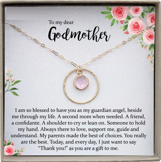 Godmother Birthday Gift for Godmother Thank you Gifts, Wedding Thank you card for Godmother