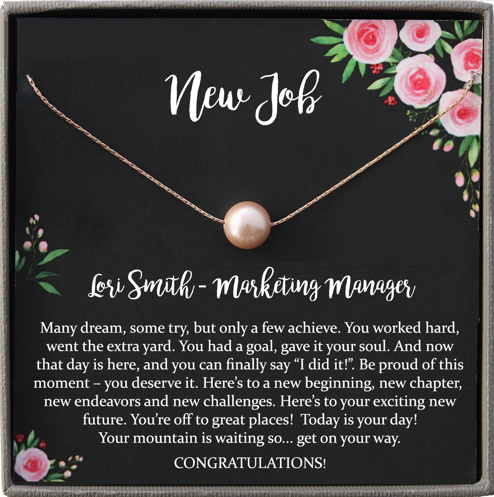 New Job Gift for Her, Congratulations Gift New Job, Colleague Leaving Gift, New Job Gifts for Woman, new job card