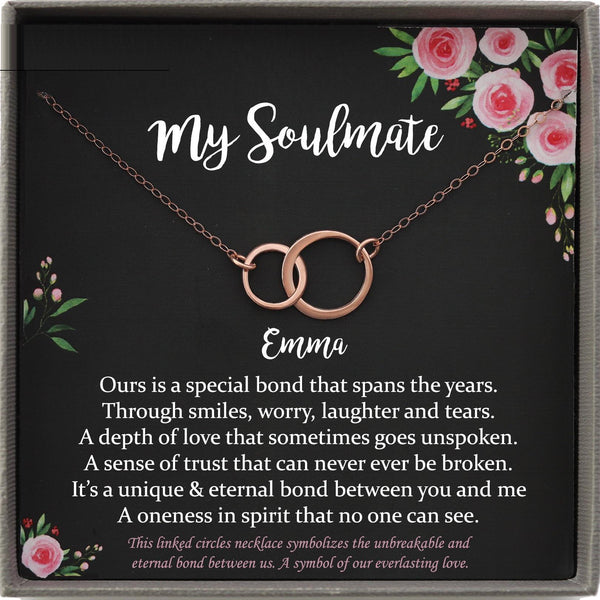 Sentimental Gifts for Her, Soulmate Gift, Romantic Gifts for her, Meaningful Necklace, Soulmate Necklace, Anniversary Gifts