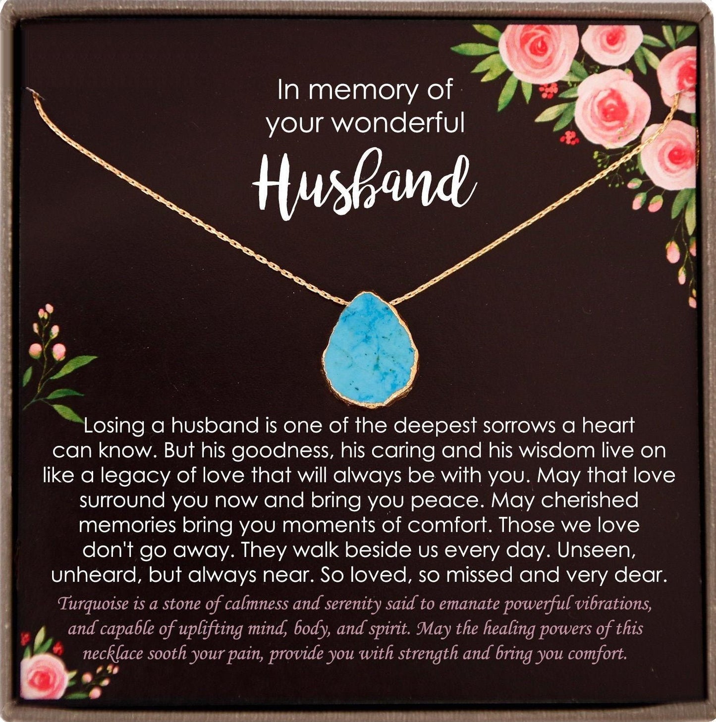 Memorial gift Husband Loss of Husband In Memory of Husband Sorry for your loss of Spouse loss of loved one condolence gift, bereavement gift