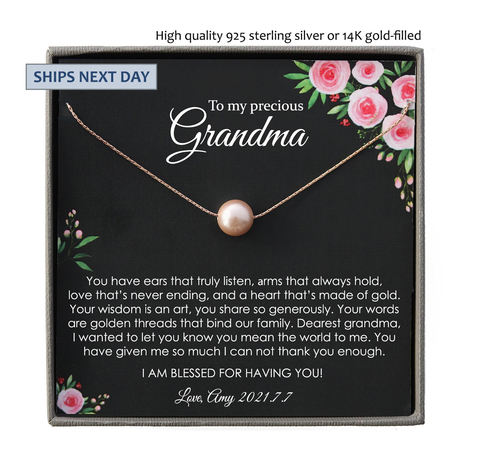 Grandmother of the Bride Gift to Grandma Wedding Gift for Grandma of the Bride Grandmother Wedding Gift Grandmother Gift from bride