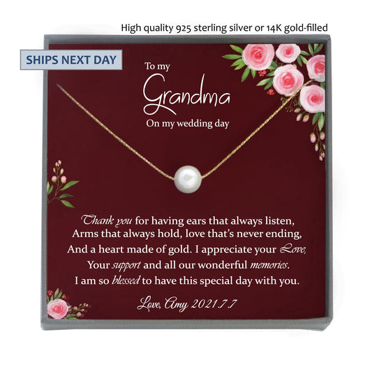 Grandmother of the Bride Gift to Grandma Wedding Gift for Grandma of the Bride Grandmother Wedding Gift Grandmother Gift from bride