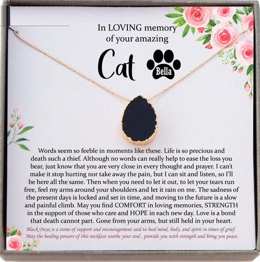 Cat Memorial Gift Pet Loss Gifts, Loss of Pet Gift, Loss of Cat gift in Memory of Cat Remembrance Gift for Loss of Cat Sympathy Gift