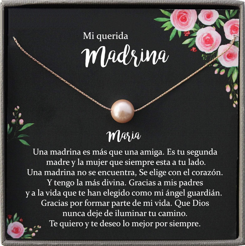 Madrina Gift, Regalo para Madrina Necklace, Collar Regalo para mujer, Spanish Godmother