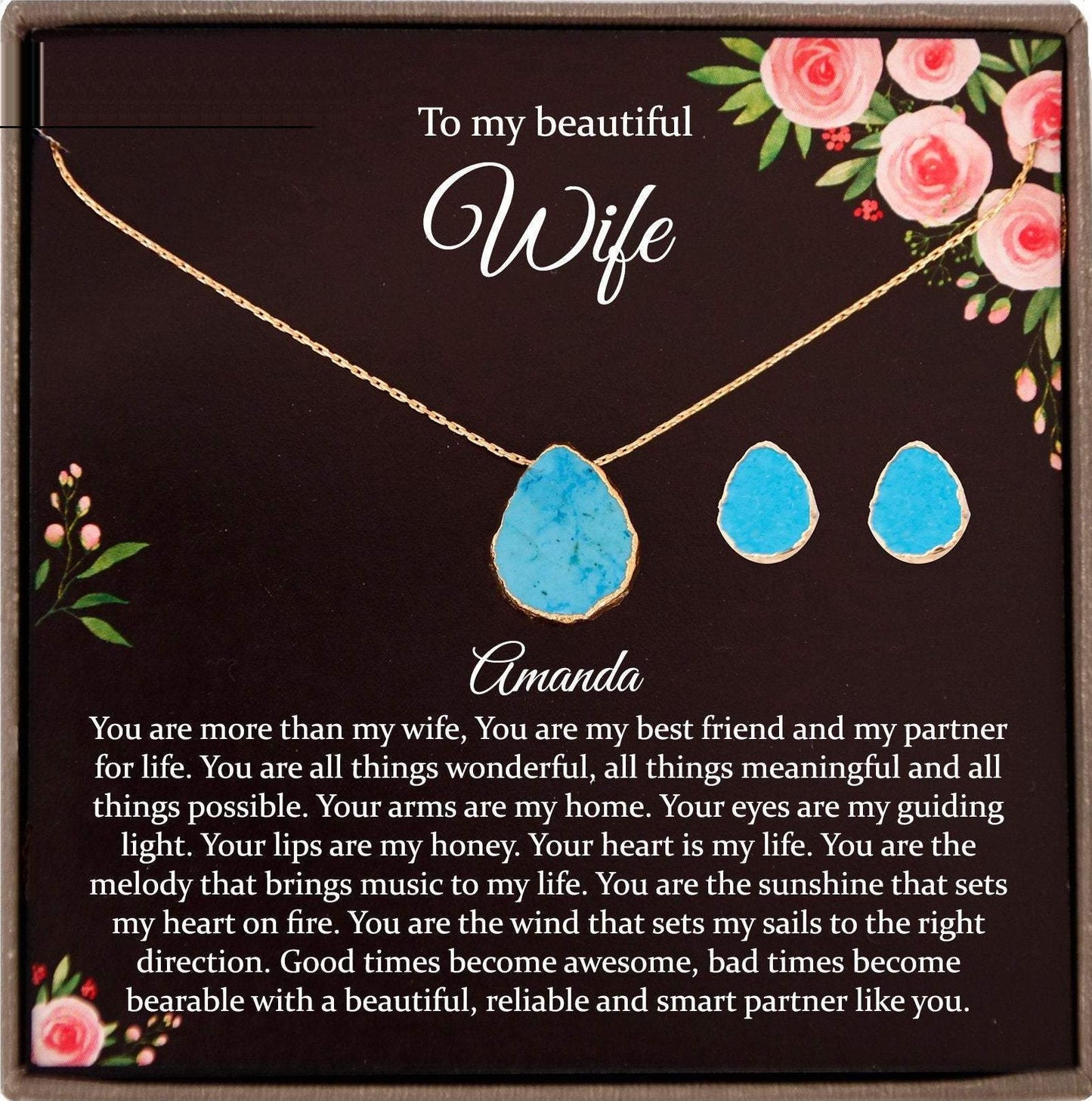 Wife Gift for Wife Birthday Gift for Wife from Husband Sentimental gifts for Her birthday Gifts for Her, 1st anniversary gift for wife