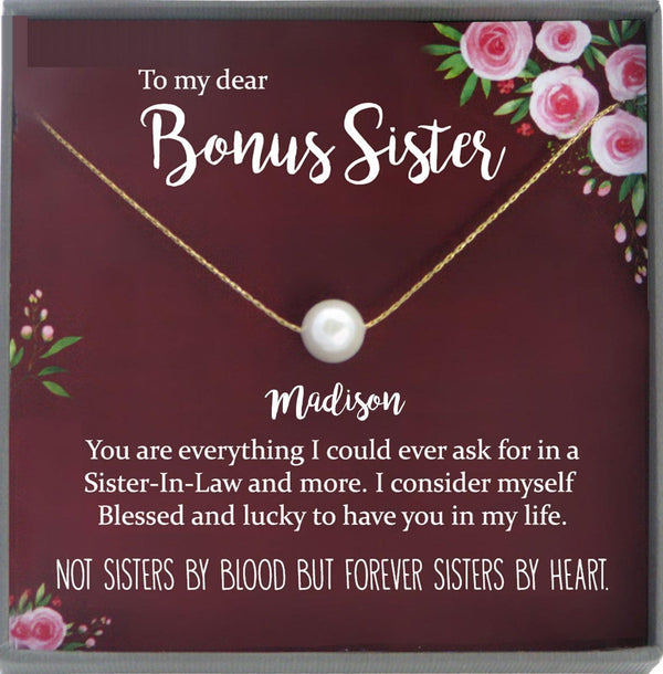 Sister in Law Necklace Sister-in-Law Christmas Gift for Sister in Law Gift for Unbiological Sister Gift