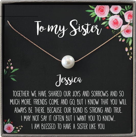 Sister Necklace for Sister Gift Ideas, Sister Birthday Gift, Sisterhood Gift, Big Sister Gift, Sister Jewelry