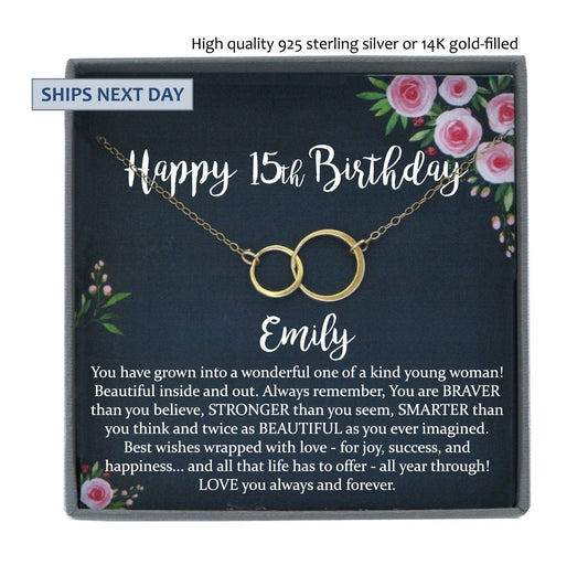 15th Birthday Gift for her, Gifts for Girls, Gift for 15 years old girl, quinceanera gifts for teenage girls gifts