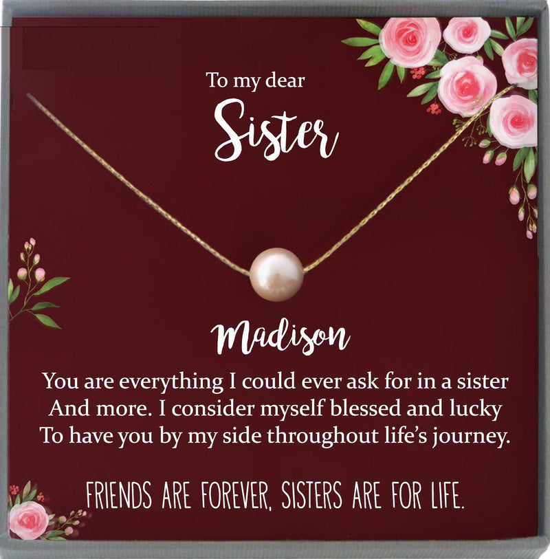 AnalysisyLove Sister Gifts from Sister, Sterling Silver Interlocking  Infinity 2 Circles Necklace for Sisters, Big Sister Little Sister Gift,  Birthday Jewelry Friendship Gifts - Walmart.com