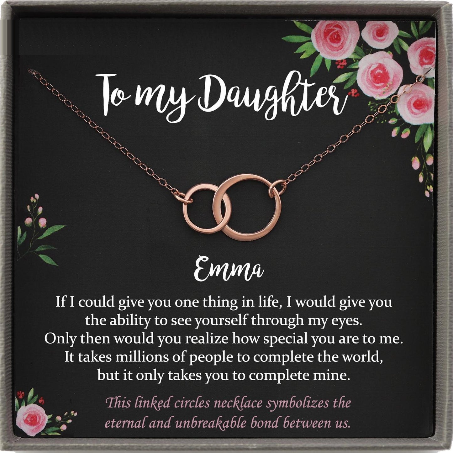 Daughter Gift from Mom to Daughter Necklace for Daughter Gift for Daughter from Mom daughter gift from dad to daughter birthday gift