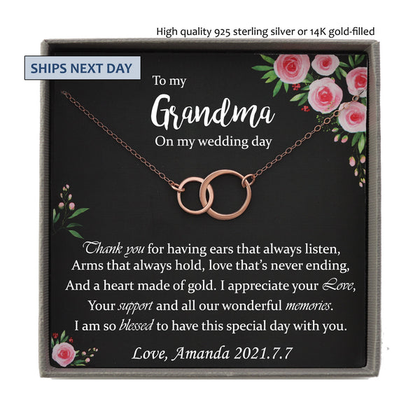 Grandmother of the Bride Gift, Wedding Gift for Grandma of the Bride Gift Grandma Gift