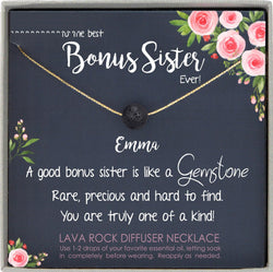 Sister in Law Necklace Sister-in-Law Birthday Gift for Sister in Law Gift from Bride best sister in law ever, Bonus Sister