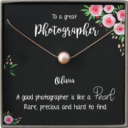 Photographer Gift, Wedding Photographer Gift, Photographer Necklace, Wedding Vendor Gift, Photographer Thank You, Photography Gift