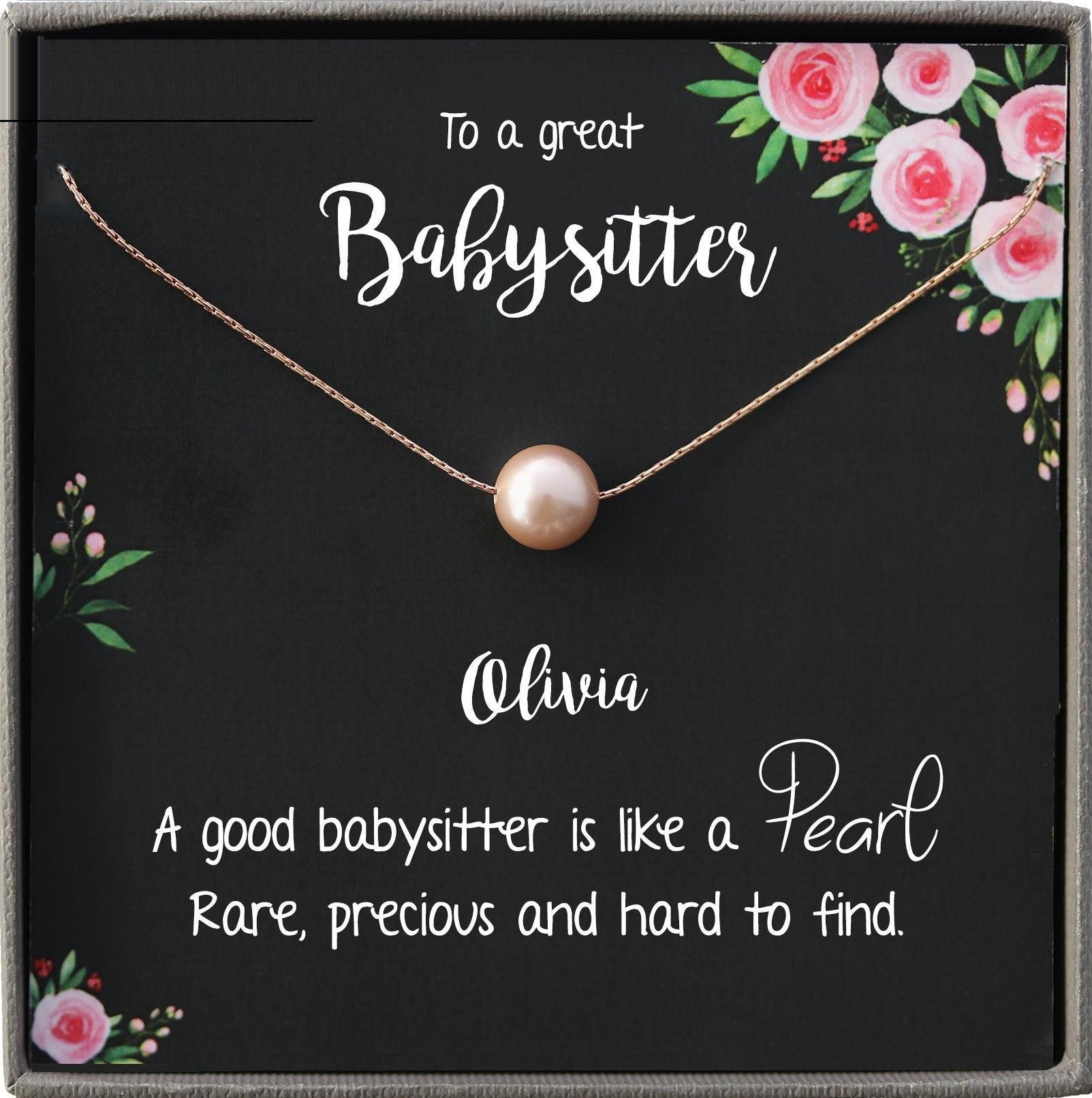 Babysitter Gift for Babysitter Christmas Gift Childminder Gift Thank you gift
