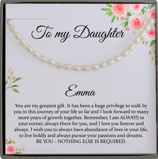 Daughter Gift from Mom to Daughter Necklace for Daughter Gift for Daughter from Mom daughter gift from dad to daughter birthday gift