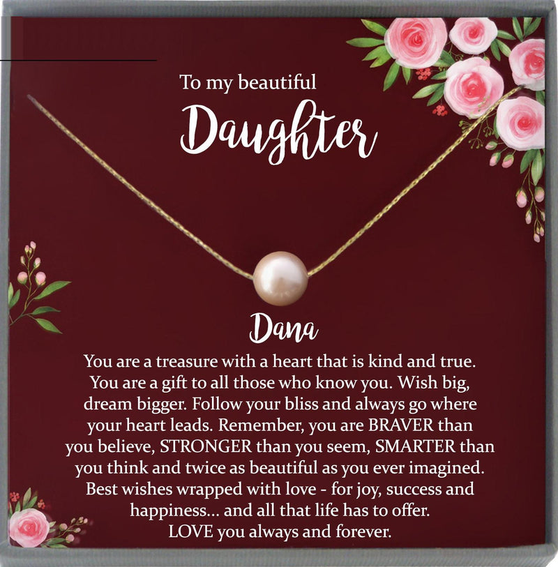 Daughter Gift from Mom to Daughter Necklace for Daughter Gift for Daughter from Mom daughter gift from dad to daughter christmas gift girls