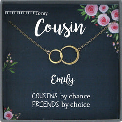 Cousins Gift for Cousin gifts for Women, Cousins Necklace, Birthday gift for Cousin Birthday Gift Idea