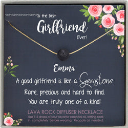 Gift for Girlfriend Gift Ideas, Girlfriend Necklace, girlfriend jewelry necklace for Girlfriend Romantic Gifts for Her