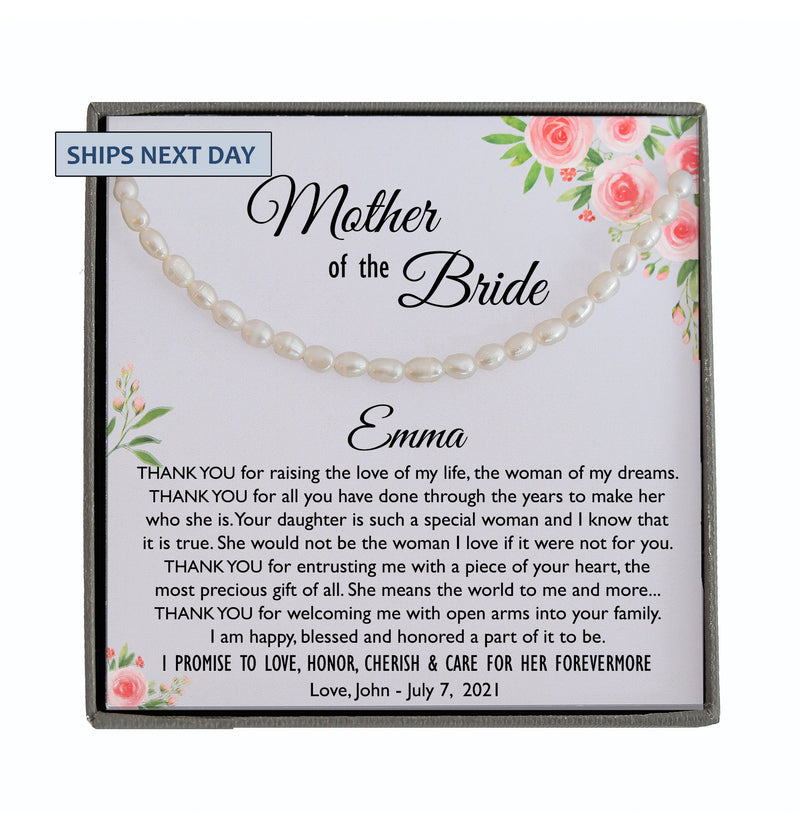 Mother of the Bride Gift from Groom, Mother in Law Wedding Gift from Groom, Wedding Gift for Mother in Law from Groom