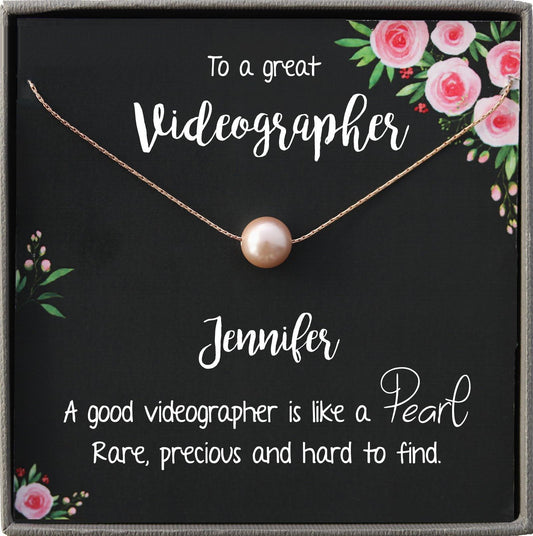 Videographer Gift for Women, Videographer Graduation Gift for Videographer Present Thank you, Appreciation, Christmas, Birthday