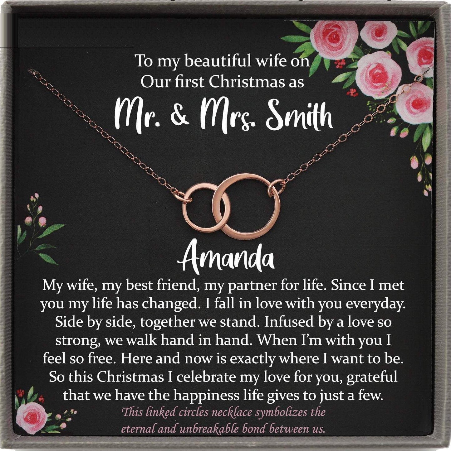 First Christmas Married Gift, Our First Christmas as Mr and Mrs Gift, First Christmas Gift for Wife, Newlywed Christmas gifts, Newlywed Gift