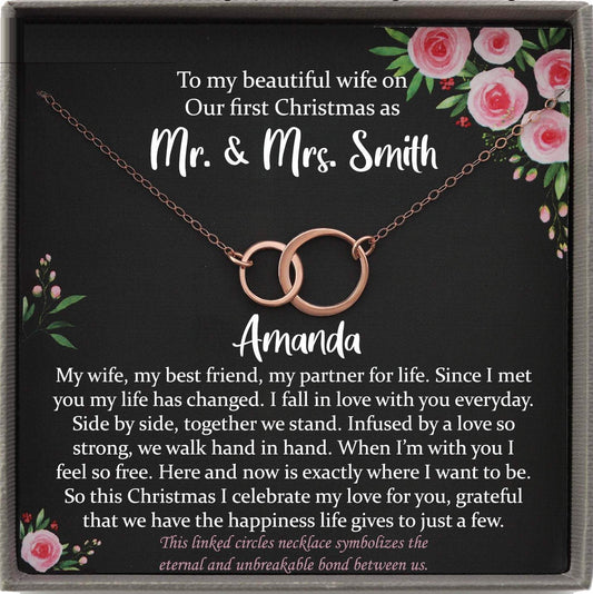 First Christmas Married Gift, Our First Christmas as Mr and Mrs Gift, First Christmas Gift for Wife, Newlywed Christmas gifts, Newlywed Gift