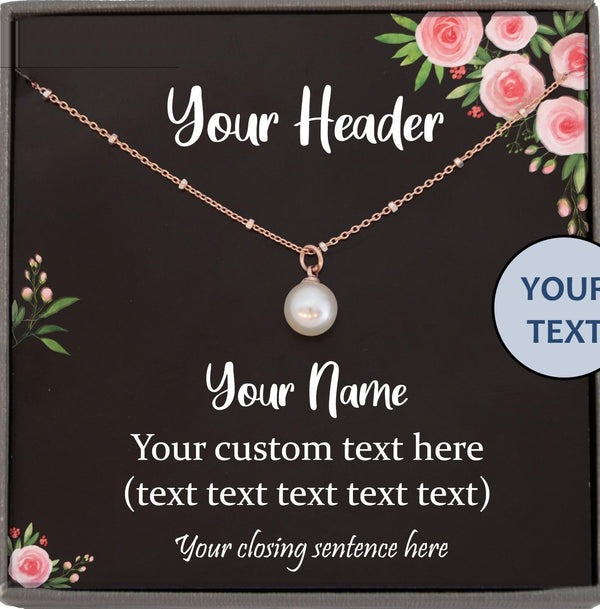 Satellite Necklace for Women, Layered Necklace, Personalized Gifts for Women, Custom text and Jewelry, Necklace with Personalized Cards