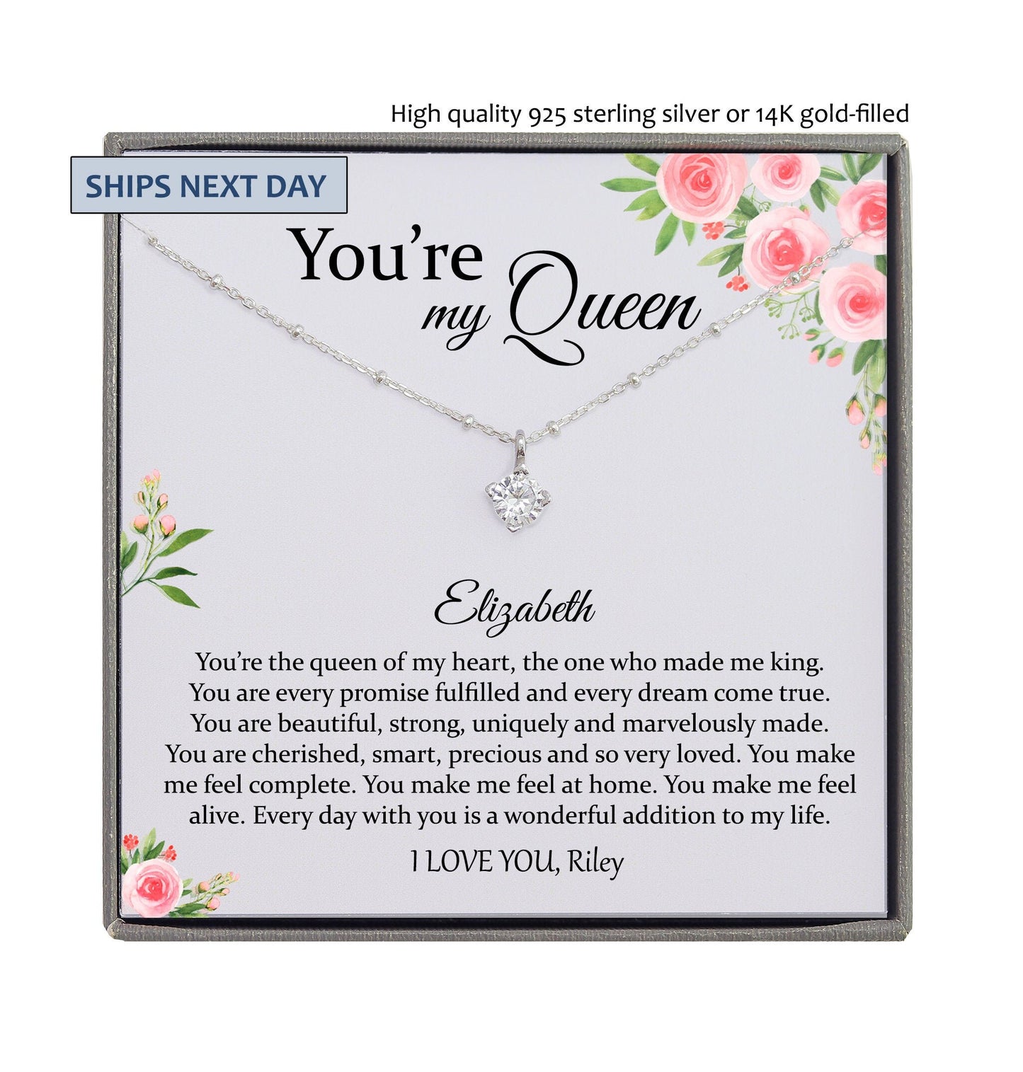 Sentimental Gifts for Her, Wife or Girlfriend Gift Romantic Gifts for Her, Soulmate Gift, Anniversary Gifts, Valentines Gifts for Her