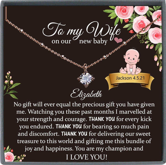 Push Present for Wife for New Baby, New Mom Gift from Husband, Push Gift for Wife, Labor Gifts for Mom