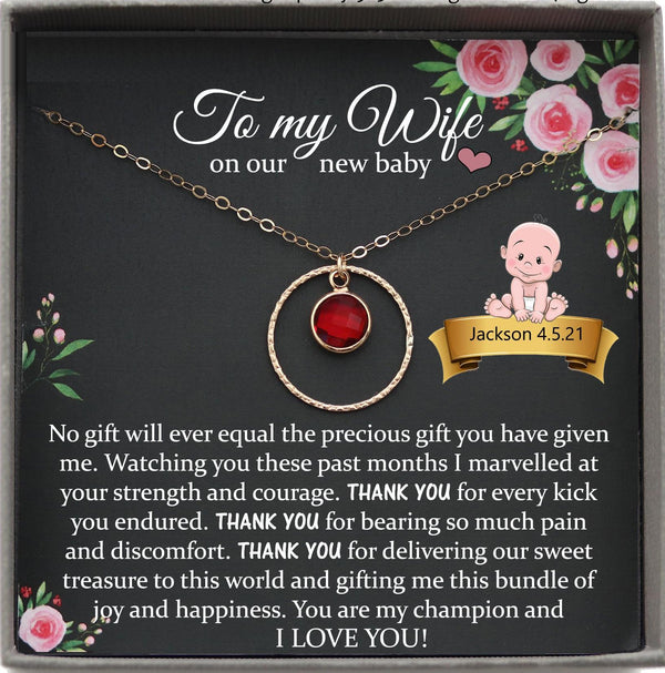 Push Present for Wife for New Baby, New Mom Gift from Husband, Push Gift for Wife, Labor Gifts for Mom