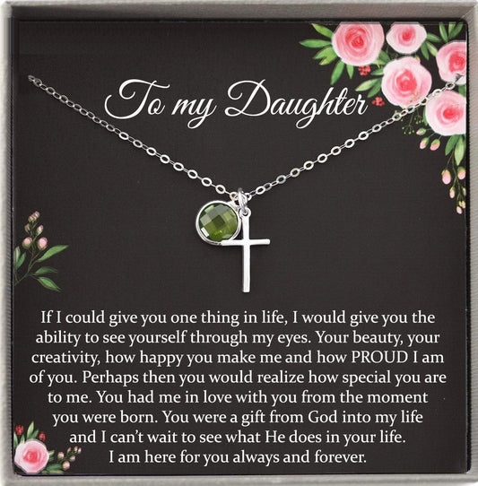 Daughter Gift from Mom to Daughter Necklace for Daughter Gift for Daughter from Mom daughter gift from dad to daughter birthday gift