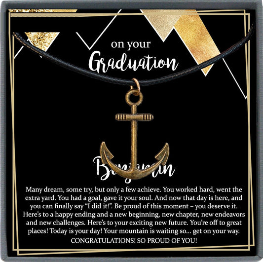 College Graduation Gift for Him, Phd Graduation Gift for Son, High School Graduation Gift for Boyfriend, Son Graduation Gift