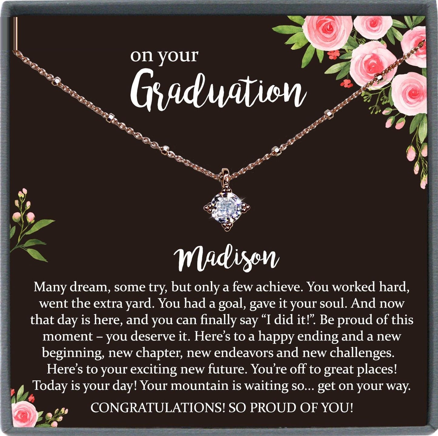 College Graduation Gift for Her, Phd Graduation Gift for Daughter, High School Graduation Gift for Best Friend, Doctorate Masters Degree MBA