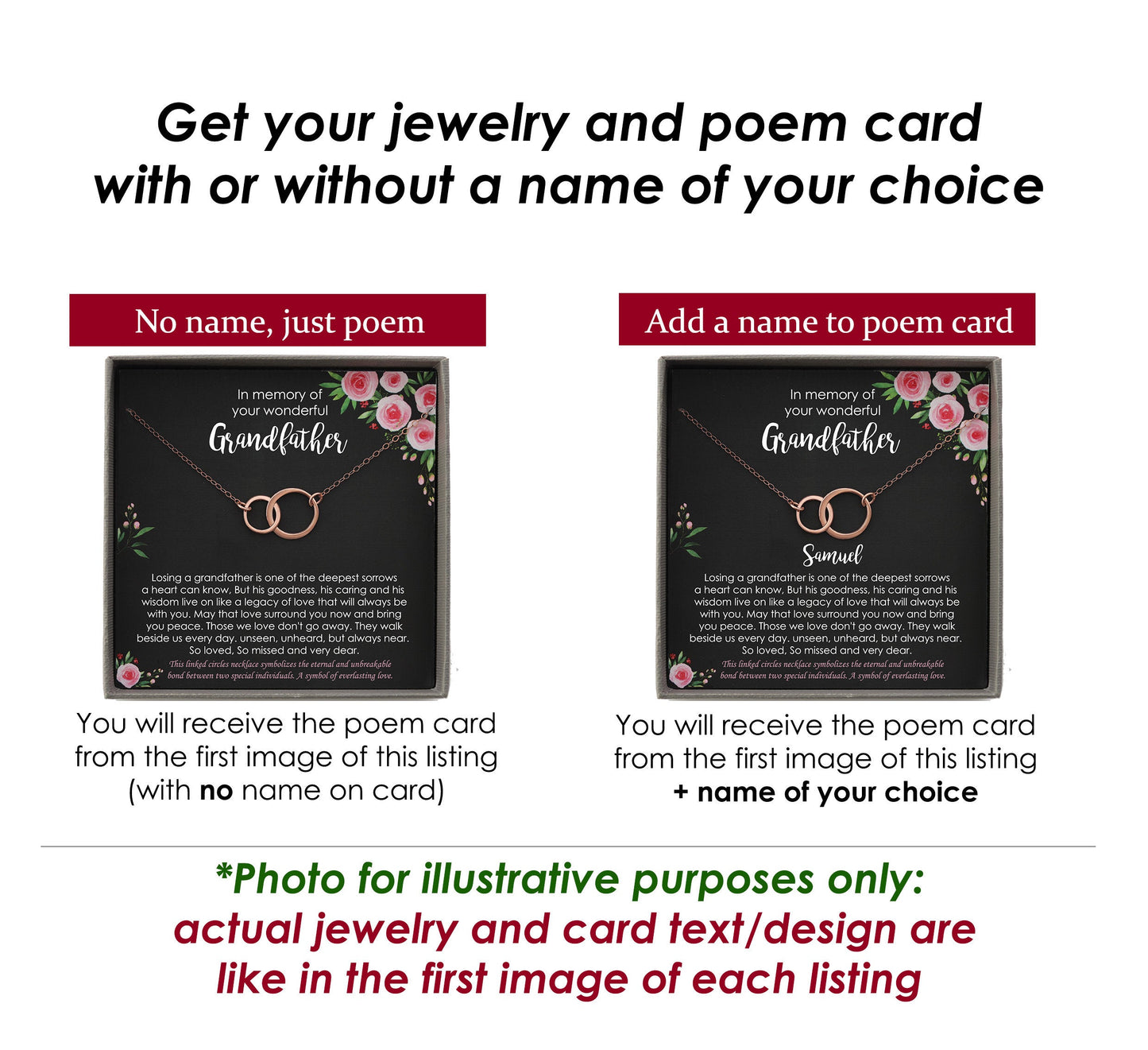 Memorial gift Grandmother Loss of Grandma In Memory of Grandma Sorry for your loss of loved one condolence gift, bereavement gift