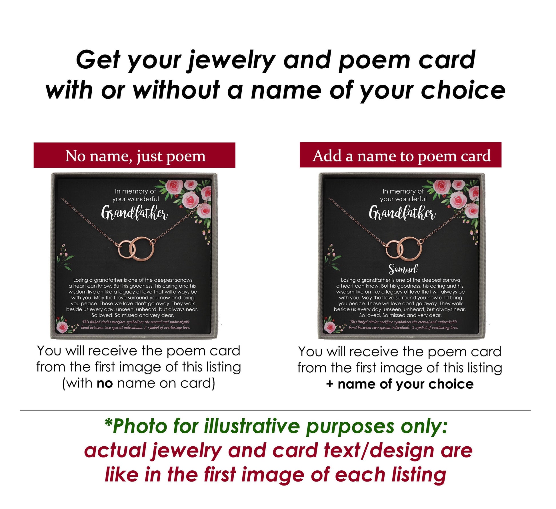 Memorial gift Grandmother Loss of Grandma In Memory of Grandma Sorry for your loss of loved one condolence gift, bereavement gift