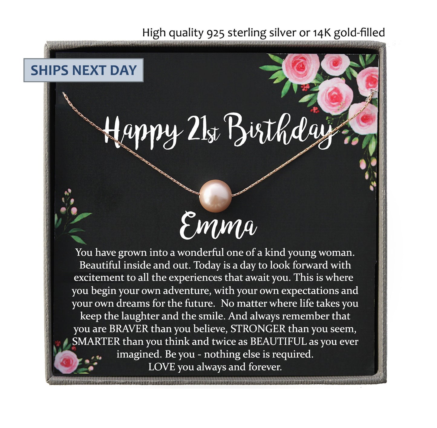 21st birthday gift for her Jewelry, Birthday Gift ideas, gift for 21st birthday girl, twenty first birthday