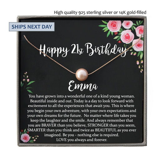21st birthday gift for her Jewelry, Birthday Gift ideas, gift for 21st birthday girl, twenty first birthday