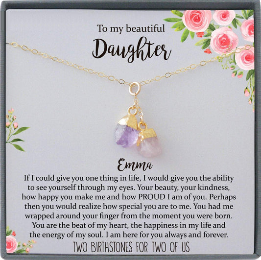 Daughter Gift from Mom to Daughter Necklace for Daughter Gift for Daughter from Mom daughter gift from dad to daughter birthday gift