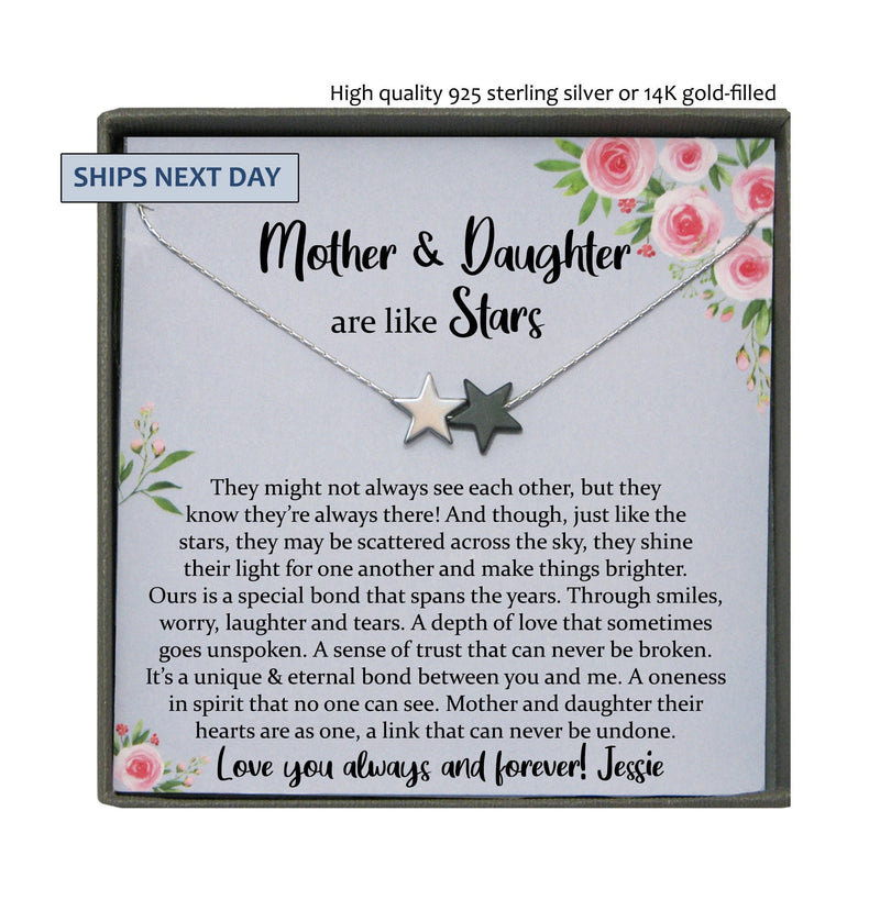 Long Distance Gift for Mom, Long Distance Mother & Daughter, The Love Between a Mother and Daughter Knows no Distance, Going Away Gift Mom