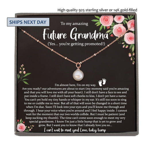 Baby Announcement Grandparent, New Grandma Gift, Promoted to Grandma Pregnancy Reveal Gift for New Grandmother Gift, First Time Grandma
